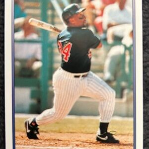 Baseball Trading Card - Black and White